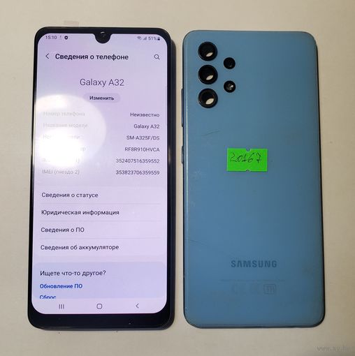 Телефон Samsung A32 (A325). Можно по частям. 20167