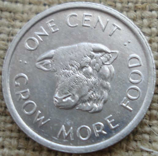 1 цент 1972 Сейшелы ФАО