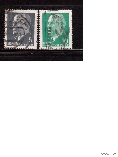 ГДР-1961 (Мих.845-846) , гаш. , Стандарт