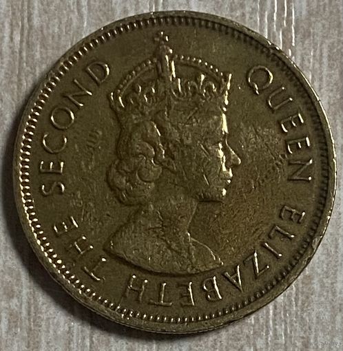 Монета Гонконг 10 центов 1951 год