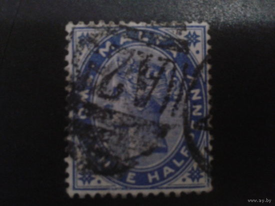 Мальта 1885 королева Виктория 2 1/2 пенса