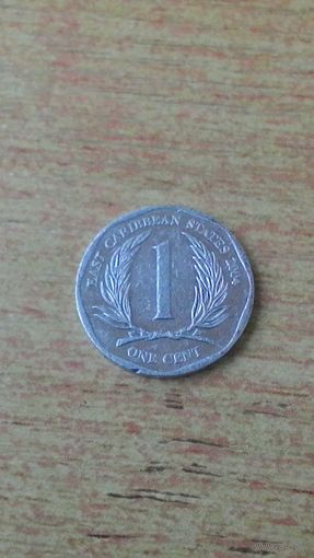 Карибы, 1 цент 2004 года.
