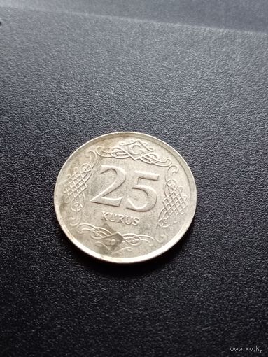 Турция 25 куруш 2011 г.