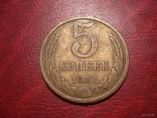5 копеек 1981 года СССР