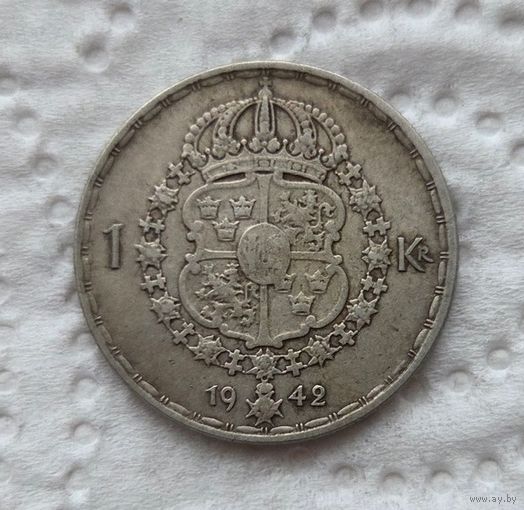 Швеция 1 крона 1942