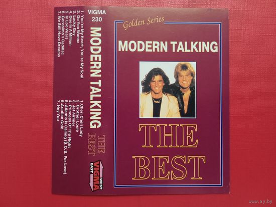 Вкладыш от аудиокассеты - Modern Talking