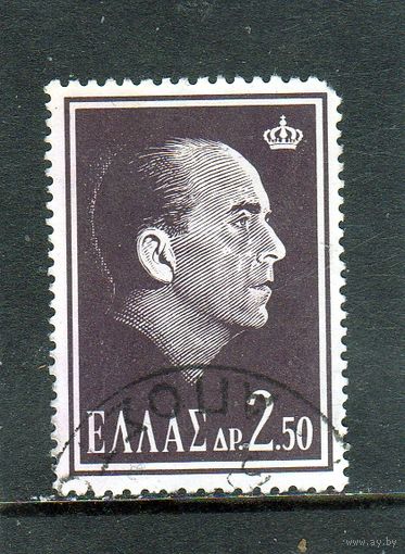 Греция.Ми-840.Памяти короля Павла I (1901-1964) Серия: Греческие короли и королевы.1964.