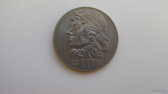 . Польша 10 злотых 1972 г. Костюшко