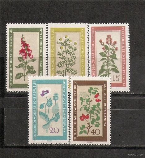 ГДР 1960 Цветы