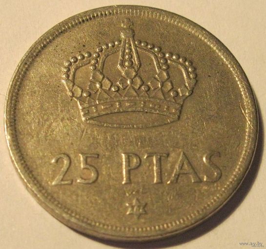 Испания 25 песет 1977