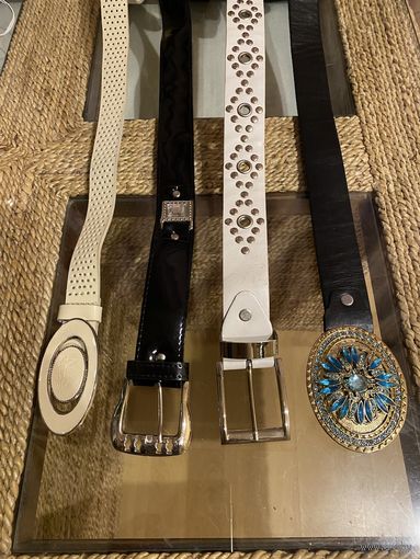 Ремни натуральная кожа и др. много