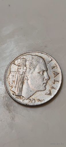 Италия 20 чентезимо 1940