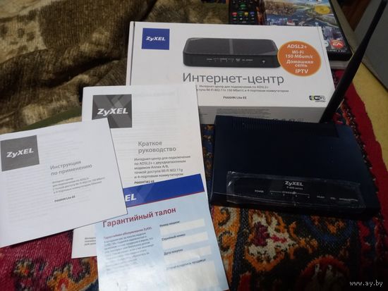 Модем беспроводной DSL-маршрутизатор Zyxel P660HTN EE