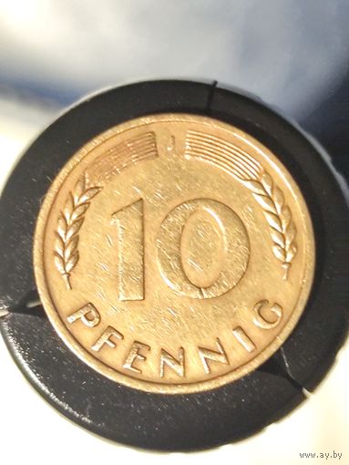 Германия 10 пфеннигов 1950 J