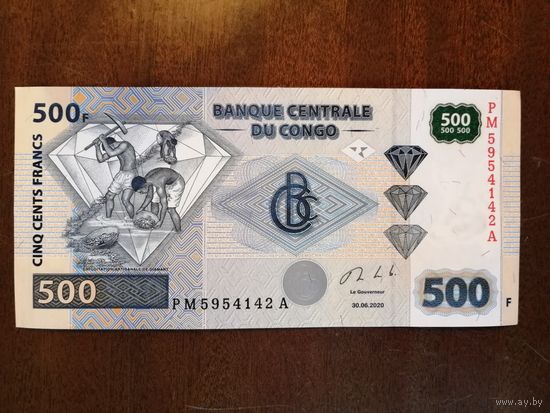 ДР Конго, 500 франков, 2020 год, Р?