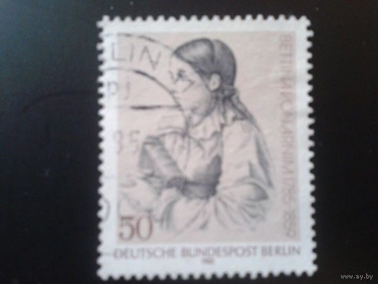 Берлин 1985 писательница Михель-1,1 евро гаш.