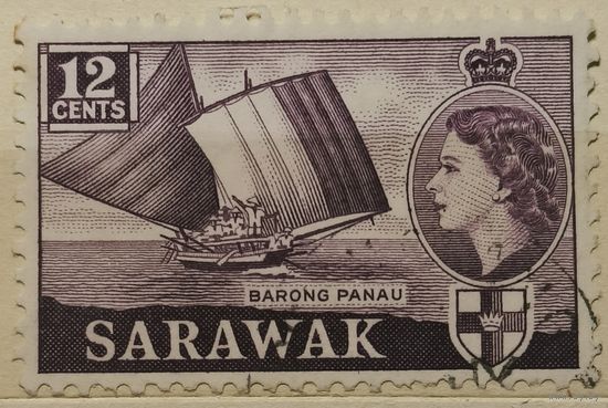 Саравак 1955г. Британские колонии