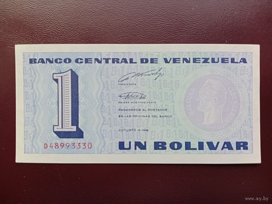 Венесуэла 1 боливар 1989 UNС