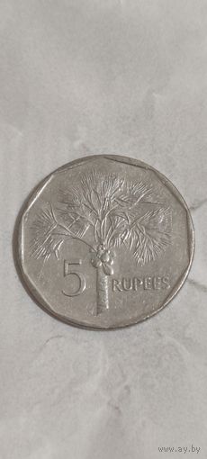 Сейшелы 5 рупе 2010