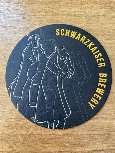 Подставка под пиво частной пивоварни Schwarz Kaiser /Россия/ No 3