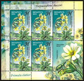 Беларусь. 2011. Цветы. Серия в листах