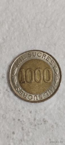 Эквадор 1000 Сукре 1997