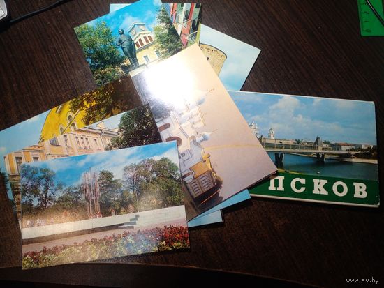 Псков открытки 16 шт. комплект 1979