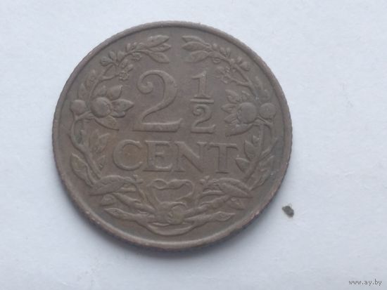 Кюрасао 2 1/2 цента 1948 года.