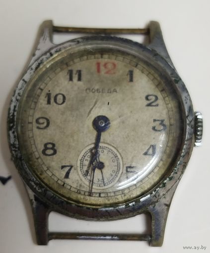 Часы "Победа" красная 12