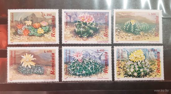 Румыния. 1997 год. Флора. Кактусы (1555)