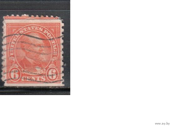 США-1922, (Мих.268 А), гаш.    , Стандарт, Личности, Президенты , Гарфилд(2)