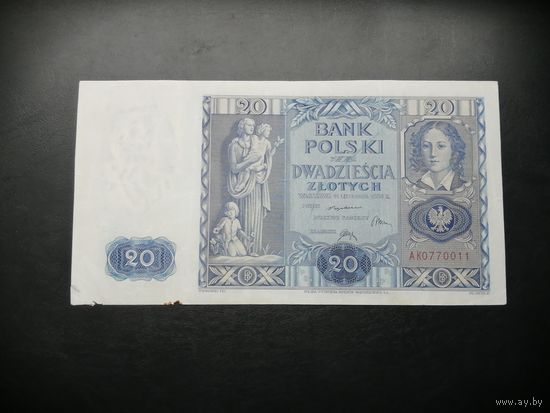 Польша 20 злотых 1936