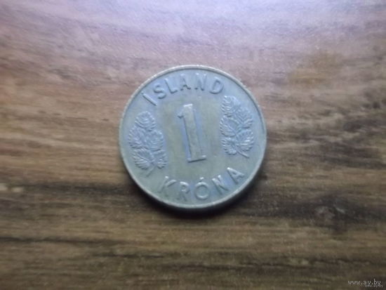 Исландия 1 крона 1965 (2)