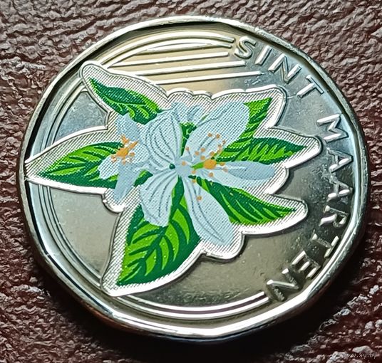 Синт-Мартен 50 центов, 2025 Принятие карибского гульдена    ( 2-3-1 )