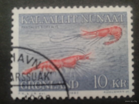 Дания Гренландия 1982 креветки