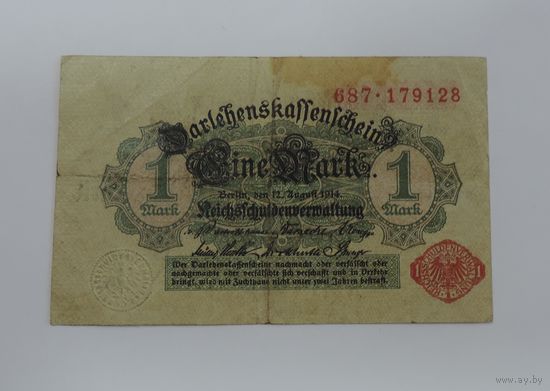 1 марка 1914 г. Германия