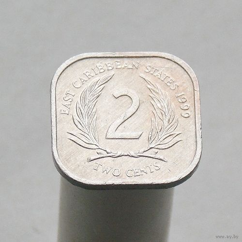 Восточно-Карибские Штаты 2 цента 1999