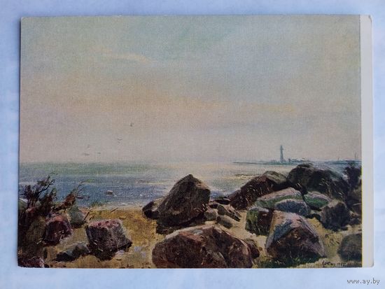 1956. Окас. Вечернее взморье в Эстонии
