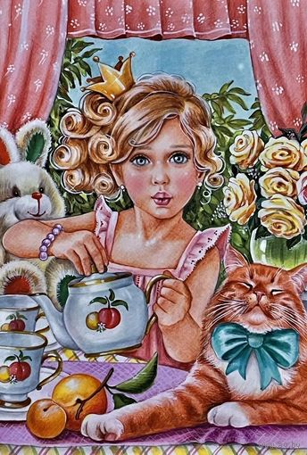 Открытка чистая 10х15 см. Художница Елена Буторина.
