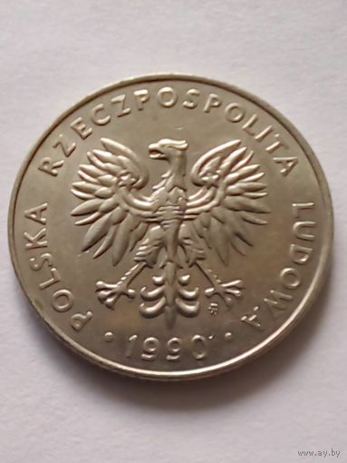 Польша 20 злотых 1990 г