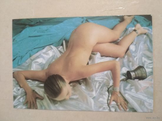 Карманный календарик. Девушка. Эротика. 1993 год
