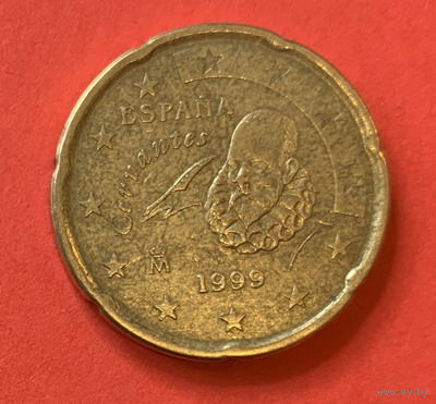 Испания, 20 евроцентов 1999г.