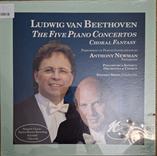Ludwig van Beethoven : Anthony Newman, Stephen Simon - The Five Piano Concertos - Choral Fantasy (3LP)