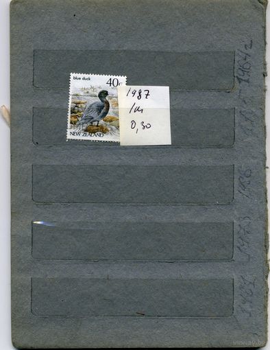 Новая Зеландия 1987  ,  1м
