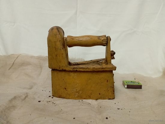 Старинный утюг! Родная краска! Смотрите мои лоты