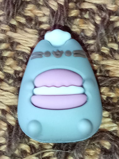 Котик с пончиком