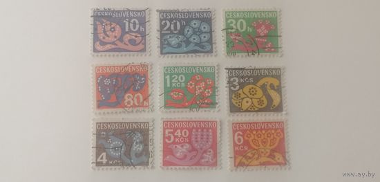 Чехословакия 1971. Доплатные марки
