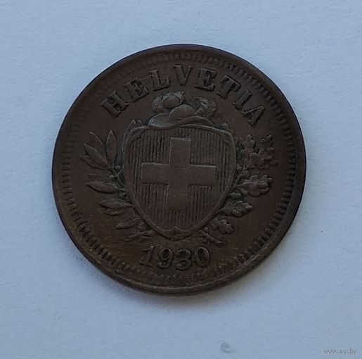 Швейцария 1 раппен, 1930 7-5-11