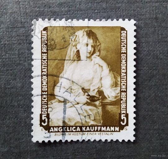 Марка ГДР 1959 год Дрезденская галерея