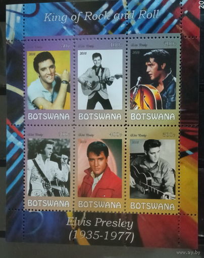 Блок  КАРТИНЫ известные люди  MNH